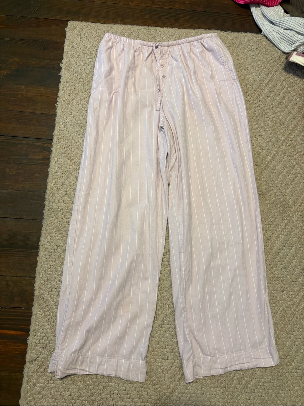 wild fable Light Pink Striped Wide-Leg Pants
